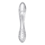 Прозрачный двусторонний стеклянный фаллоимитатор 18,5см Satisfyer Dazzling Crystal 1 4045658