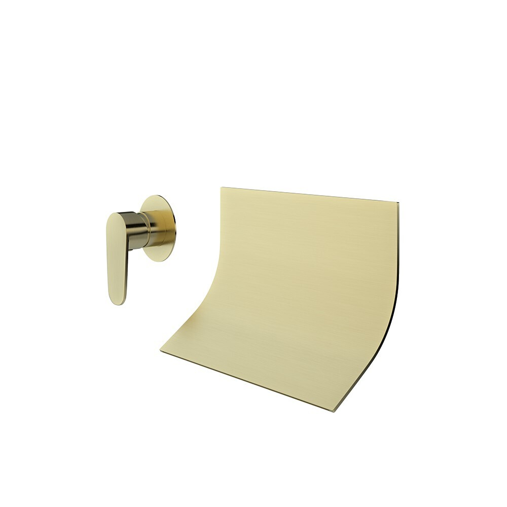 Встраиваемый смеситель для раковины с каскадным изливом ALEXIA 3616902OC золото