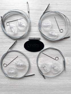 Набор съемных укороченных спиц 9см/9пар Flight Standard Purple Lykke