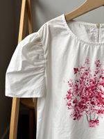 Хлопковая блузка Monnalisa, 134