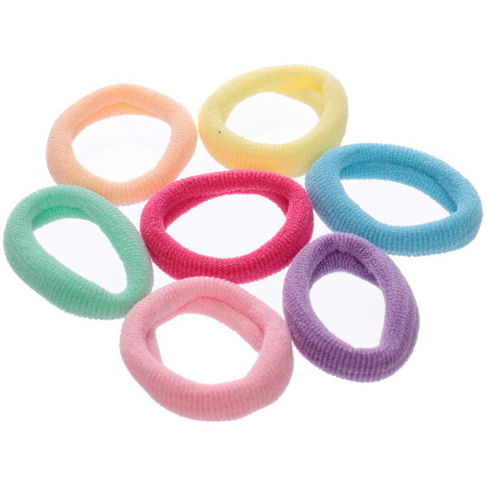 Резинки детские для волос 30шт (+-2 шт)»Beauty girl», микс 4 цвета, 11*19см