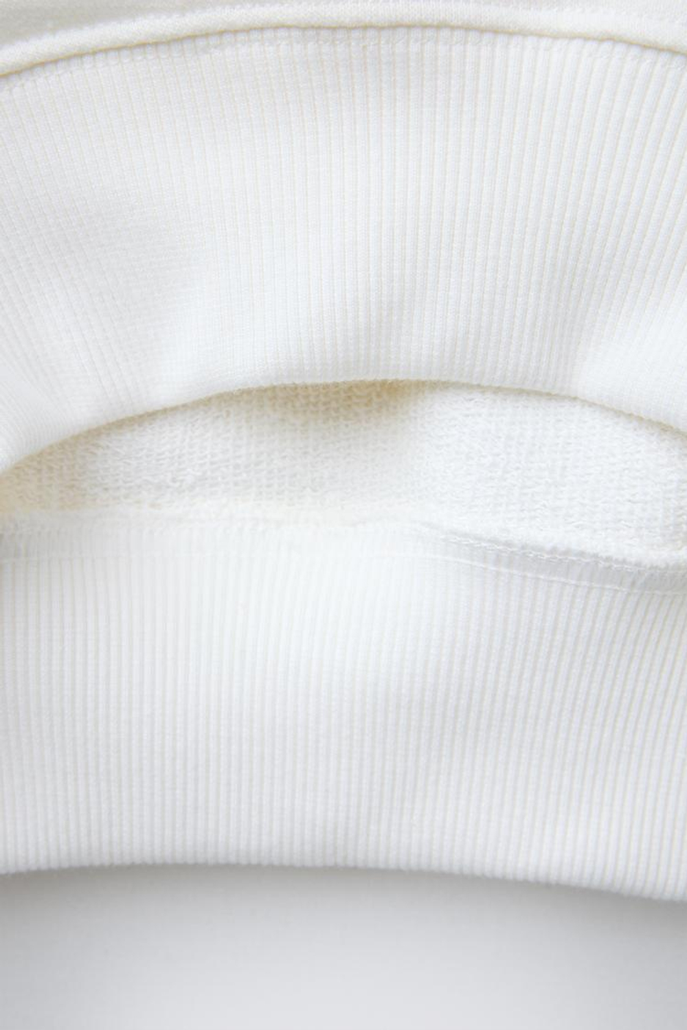 ZARA ТОЛСТОВКА С ВЫШИВКОЙ «ВИШНИ», ЖЕЛТОВАТО-БЕЛЫЙ