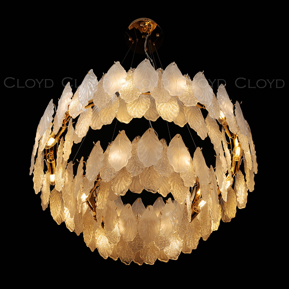 Люстра Cloyd SENEGAL-B C18 / Ø80 см - золото (арт.11196)