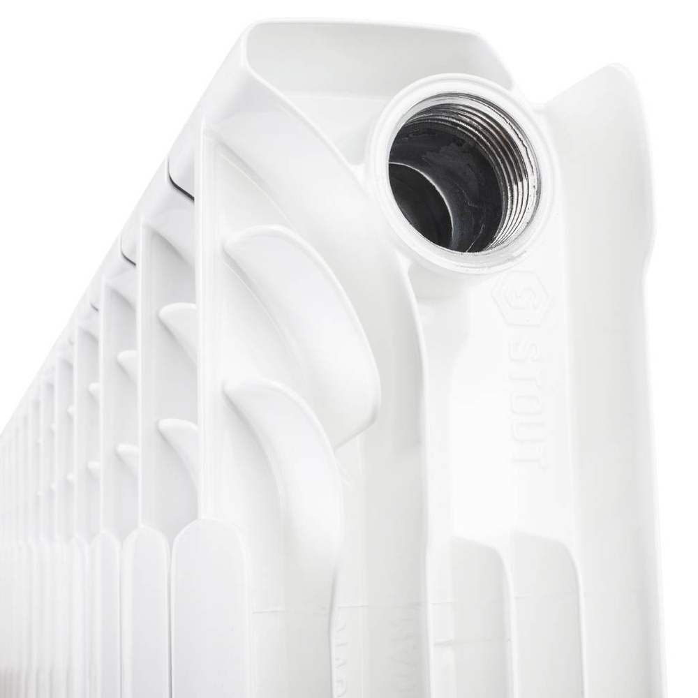 STOUT Space 500 12 секций радиатор биметаллический боковое подключение