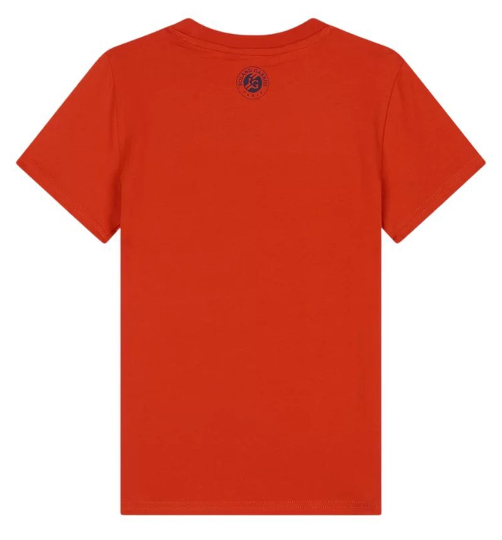 Детская теннисная футболка Roland Garros Scott Logo T-Shirt - Orange