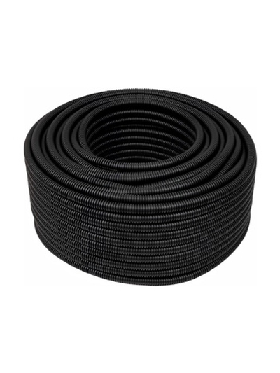 Гофрированная труба ПНД Gigant тяжёлая черная D20 с зондом, стойкая к УФ 100м 21120GI