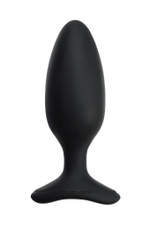 Черная анальная втулка LOVENSE Hush 2 (M) - 13,5 см.