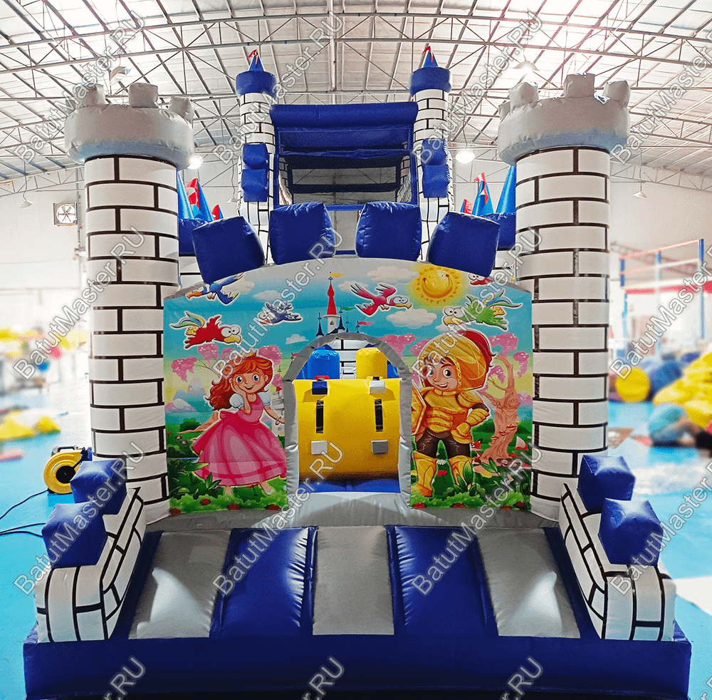 Надувная полоса препятствий "Дворцовое средневековье"