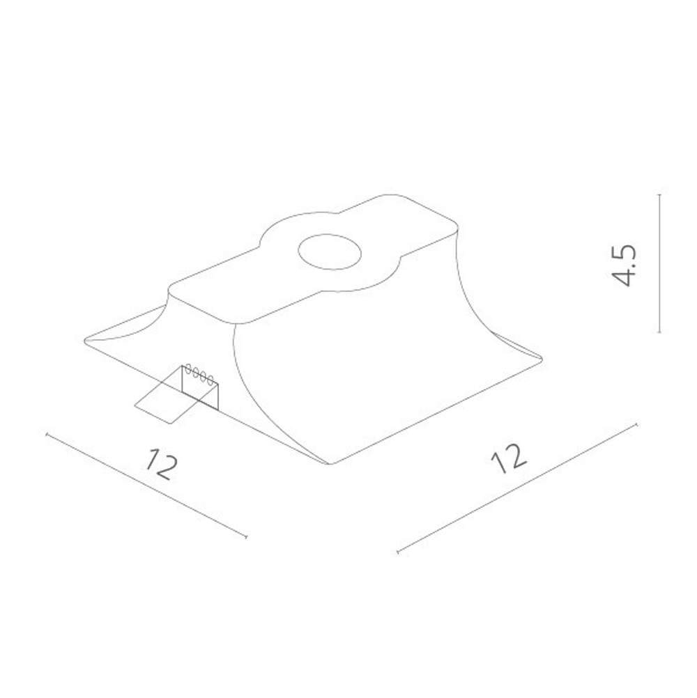 Встраиваемый светильник Arte Lamp A9110PL-1WH