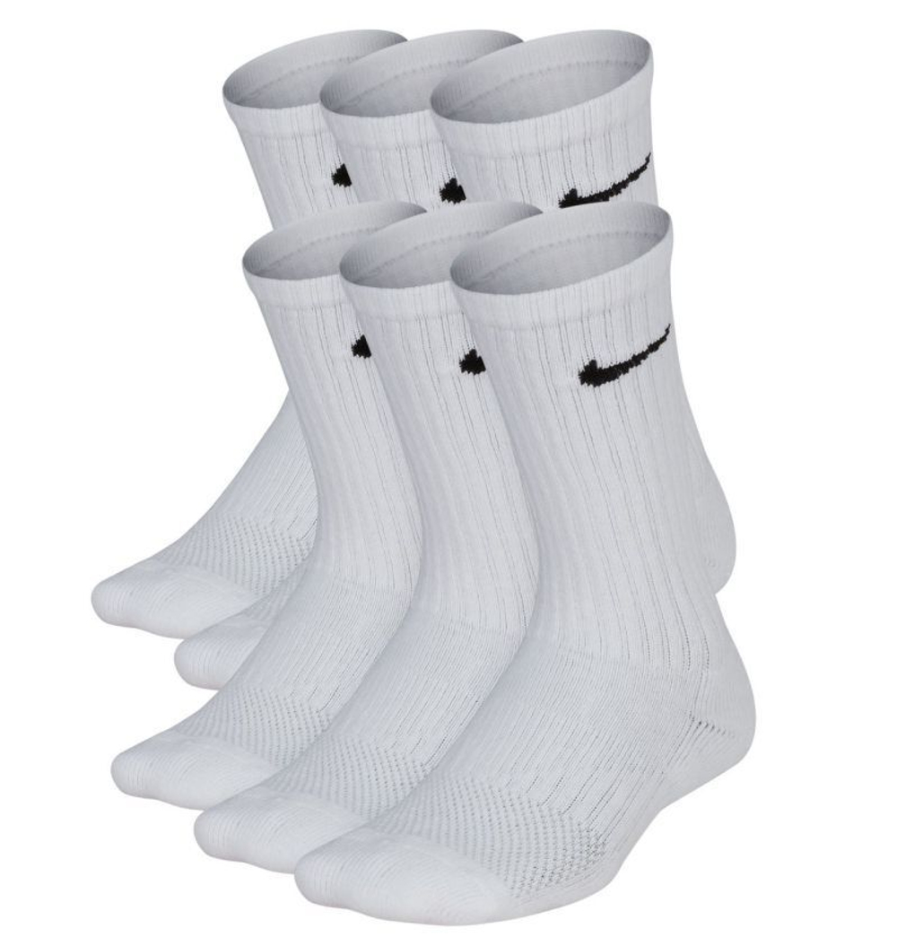 Теннисные носки Nike Everyday Crew 6P - white/black