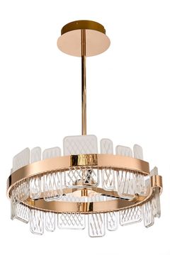 Подвесная люстра LED 120W LE7746/D600 GD золото Ailani Leon