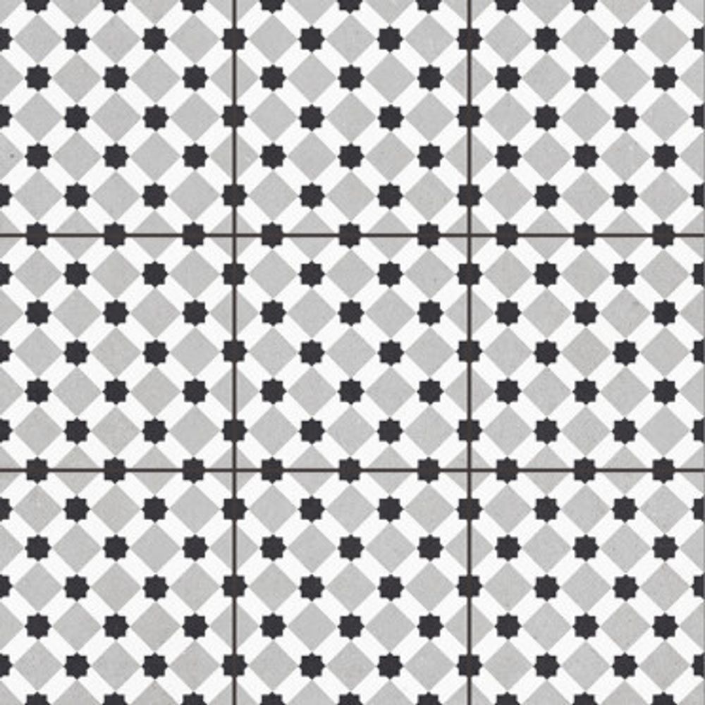 Керамогранит CARPETS Rondo Grey (Black joint) Matt