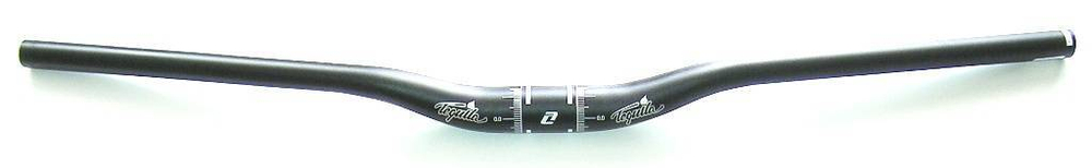 Руль алюм, Ш35х20х800мм, изгиб 6°, чёрный. TEQUILA лого MTB-AL-3520BT