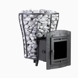 Банная печь «Атмосфера V» сетка нержавейка