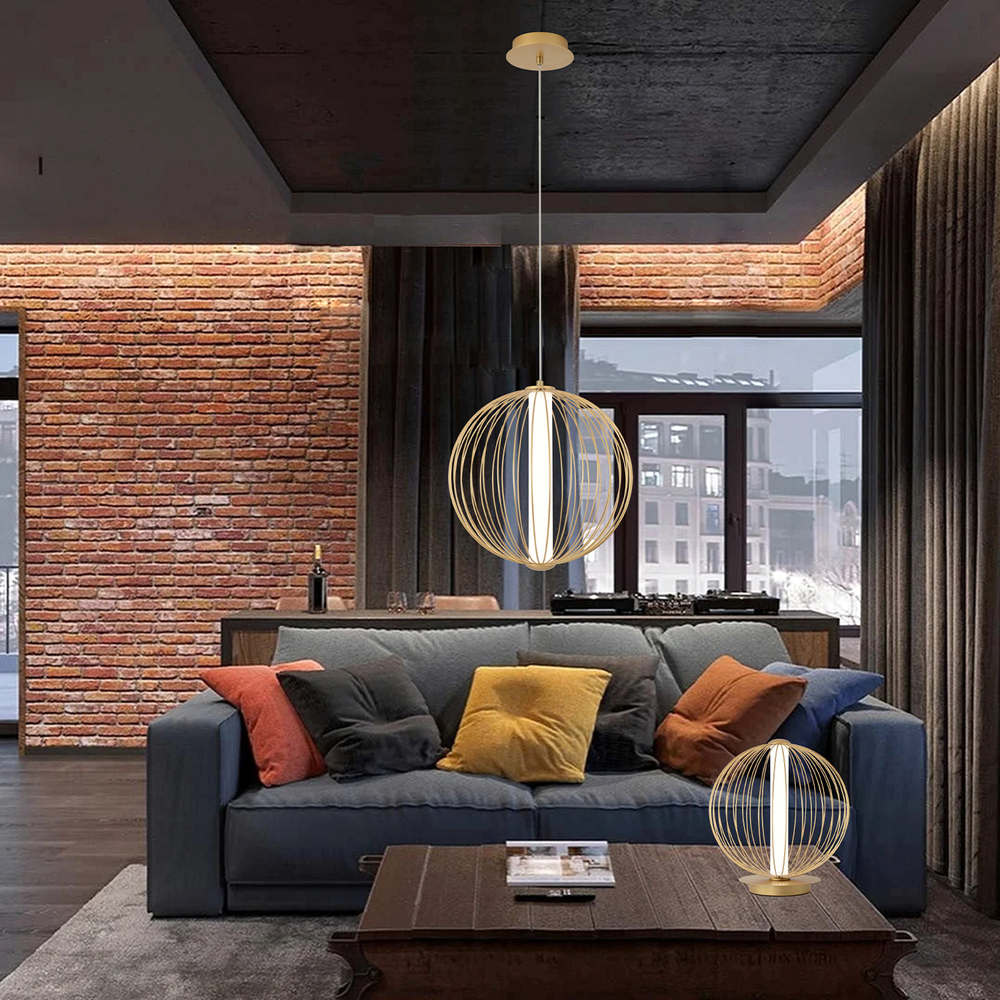 Настольная светодиодная лампа Crystal Lux SYNC LG18W LED GOLD