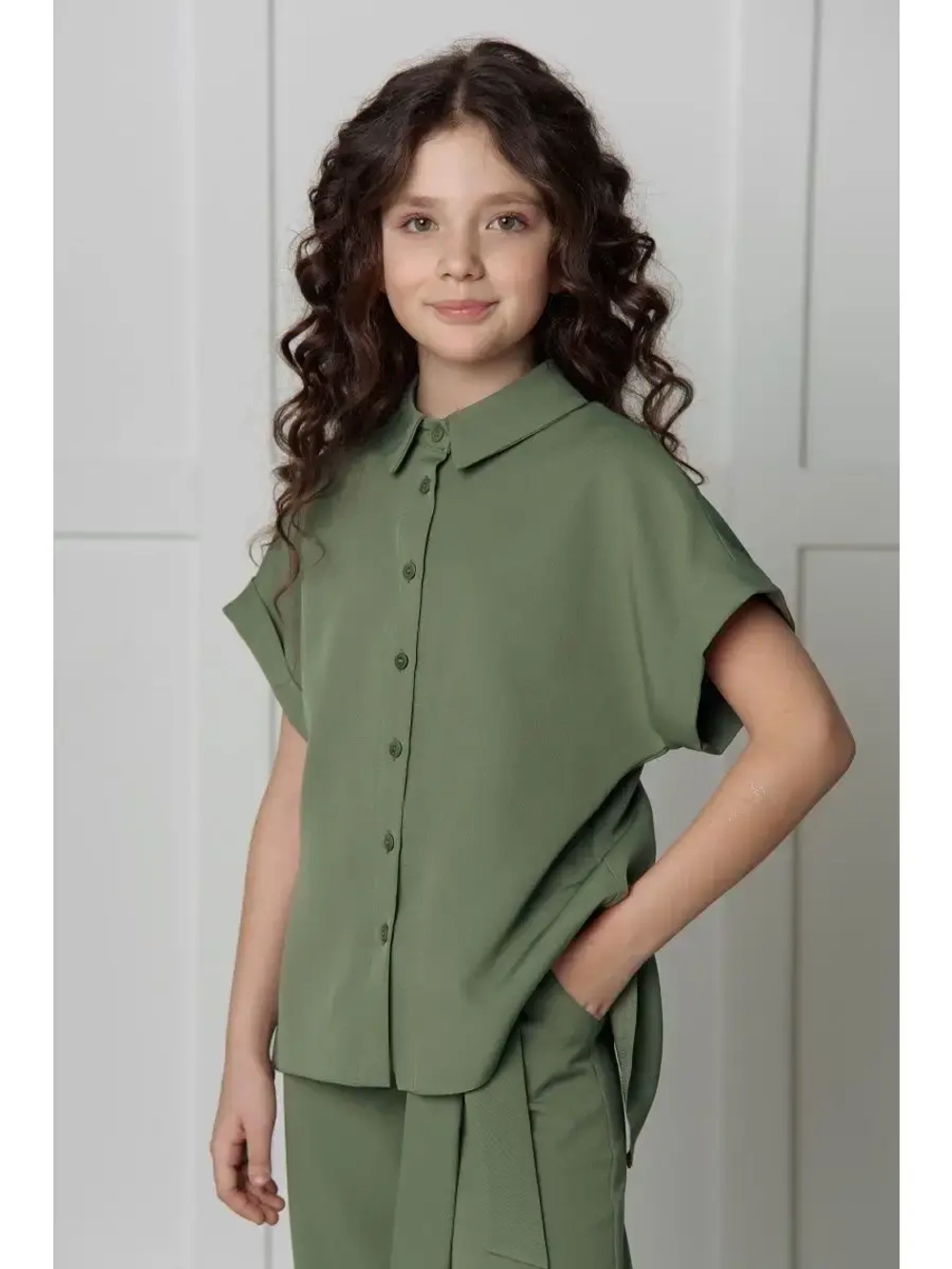 Костюм с брюками палаццо