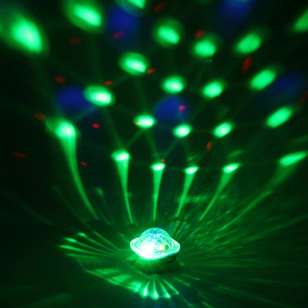 Диско-шар Dancer» с ремешком на руку, авторежим, датчик звука (в комплекте с присоской), RGB