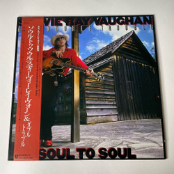 Винтажная виниловая пластинка LP Stevie Ray Vaughan And Double Trouble Soul To Soul (Japan 1985) (Obi)