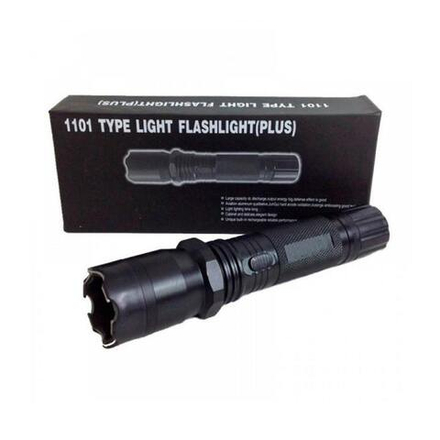 Электрошокер с фонариком LED сверхяркий 1101 (1L, 1*18650, ZOOM)