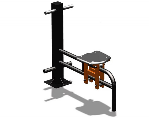 Уличный тренажер Каталка одинарный Т.548.002