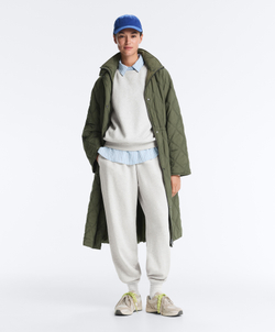 OYSHO Хлопковые спортивные брюки, светло-серый меланж