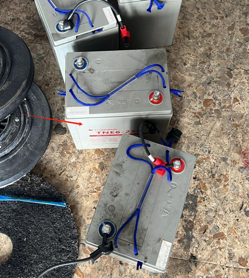 Набор аккумуляторов (GEL) 6/220 В/Ач (4шт) размер шт. 330х160х220 для COMFORT 100