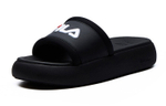 FILA Heritage-FHT Donut fashion casual soft and comfortable non-slip one-word slippers women's black