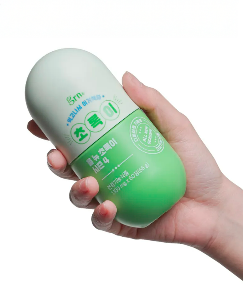 GRN+ Пищевая добавка для снижения веса с зелёным чаем All New Green Season 4 (1100 мг * 60 шт)