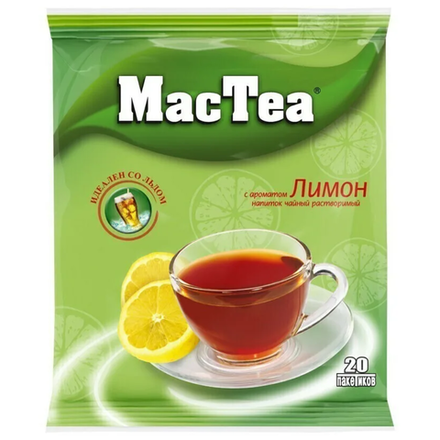 Чай MacTea фруктовый Лимон 20 шт