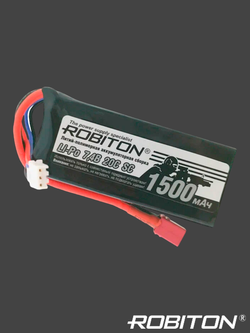 Аккумулятор ROBITON Li-Po 7.4В 1500 мАч 20С, Т-коннектор (LP-STB2-1500)