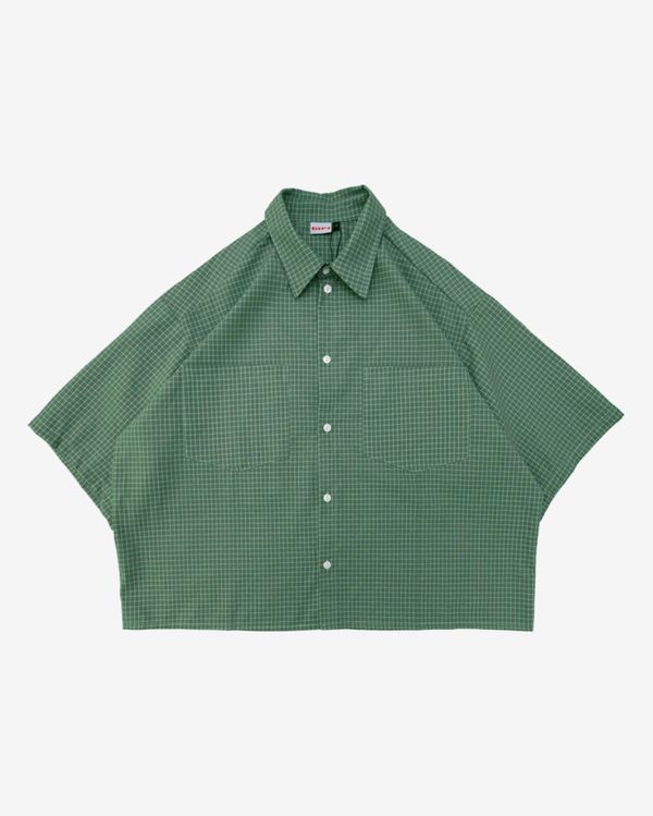 Рубашка Укороченная Зеленый - фото 1