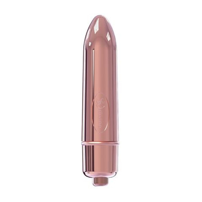 Розовая гладкая вибропуля So Divine Halo Bullet Vibrator - 8 см. (Цвет: розовый)