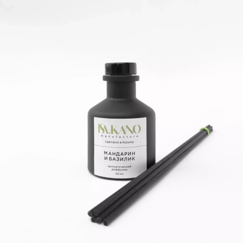 ISA.KANO Диффузор для дома «Мандарин и базилик»