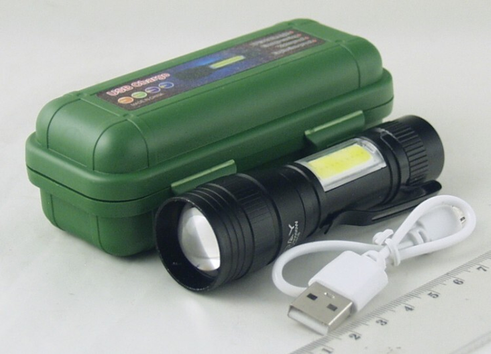 Фонарь кит. ZOOM YYC-535-М БОКС ПЛАСТИК