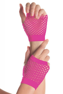 Короткие перчатки Fishnet Gloves