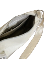 Сумка женская повседневная QOZA из натуральной кожи, белая