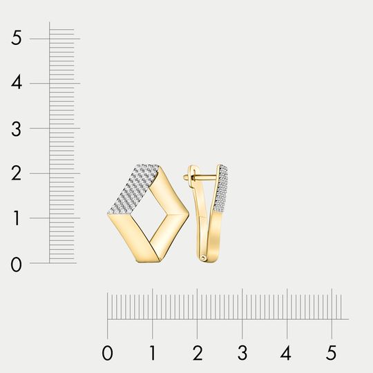 Серьги золотые