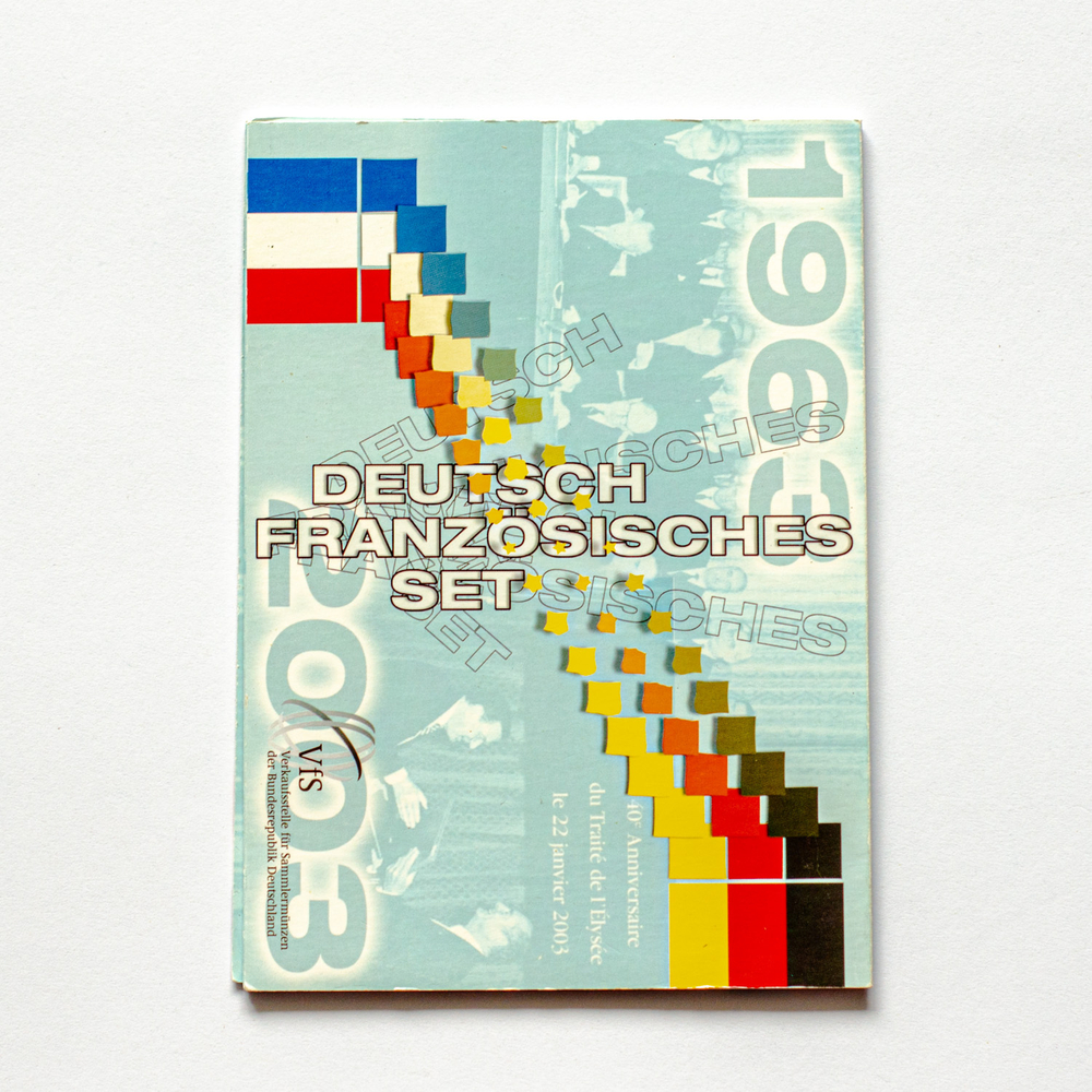 Germany - France 2003 Friendship Commemorative Coin Set (Élysée Treaty 40th Anniversary)