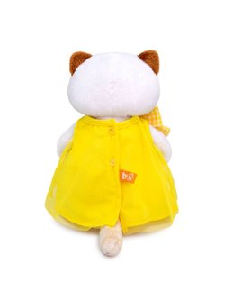 Мягкая игрушка Ли-Ли в желтом платье с бантом 24 см