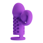 Вибронасадка Baile Harden с клиторальным отростком, 12,8 см