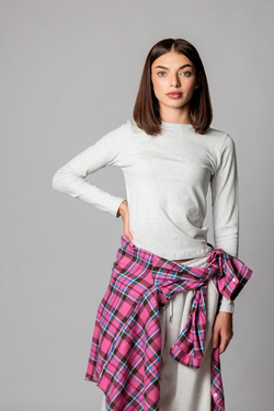 Рубашка женская 1903 розовый