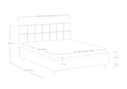 Кровать Bella