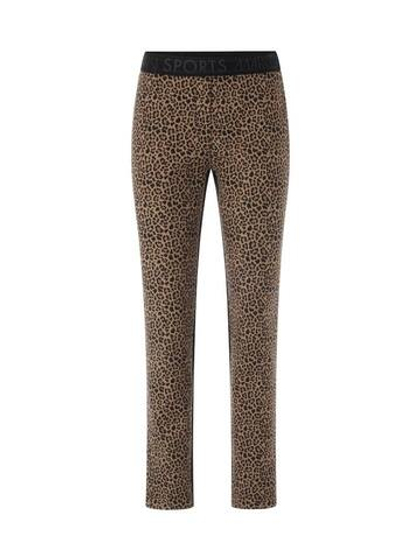 Marc Cain Брюки с анималистичным принтом