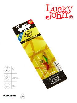 Балансир Lucky John CLASSIC 3 с тр. 30мм/26RT блистер