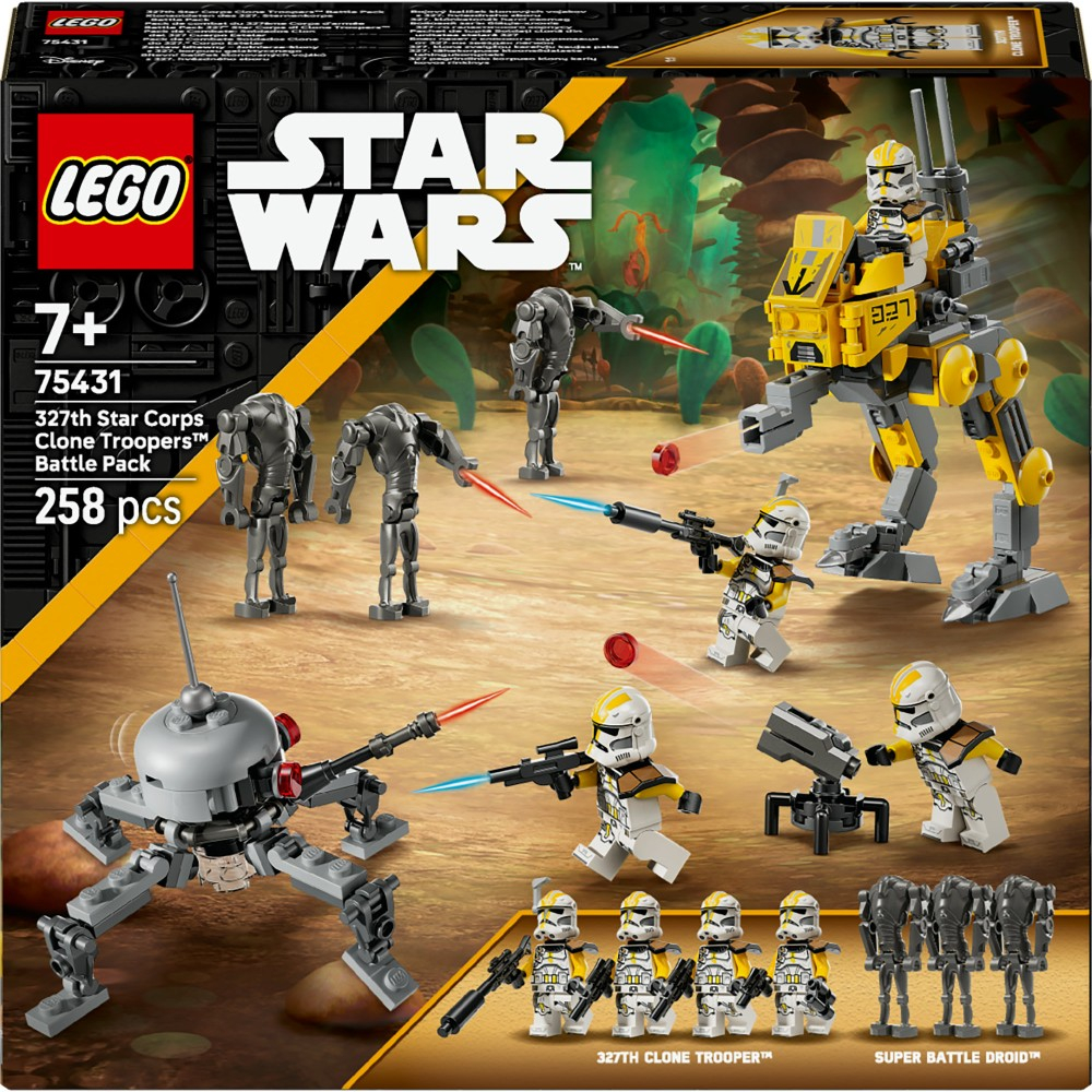 LEGO Star Wars - Боевой набор - клоновые солдаты из 327-го галактического корпуса 75431