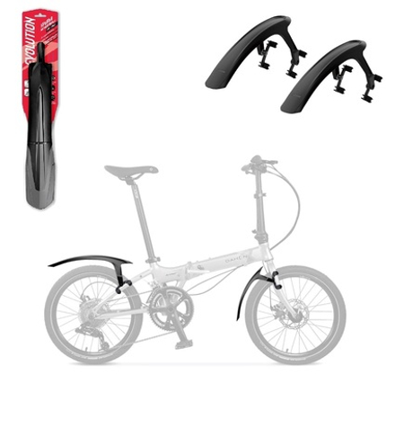 Крылья EVOLUTION FOLDING 20-24", комплект передне/заднее, крепеж: переднее на штаны вилки, заднее на