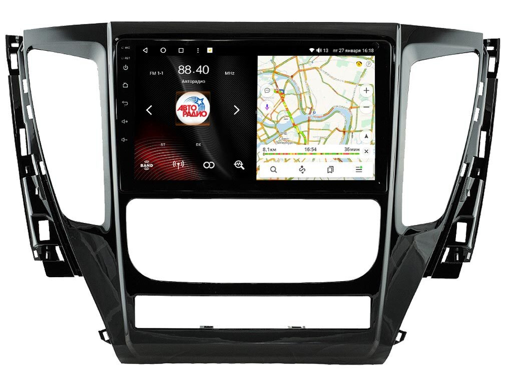 Магнитола для Mitsubishi Pajero Sport 3 2016-2020 АКПП - Vaycar VA47-1181 на Android 13, 8-ядер, 2Гб-32Гб, 4G SIM-слот