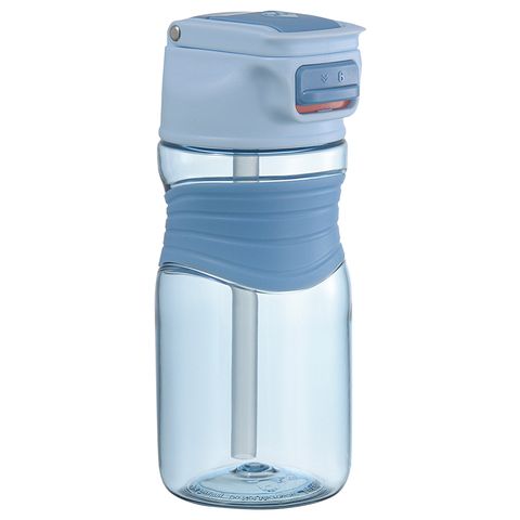 Бутылка для воды slow sip, 450 мл, голубая
