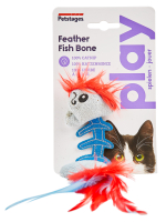 Petstages игрушка для кошек Play "Fish Bone" голубая