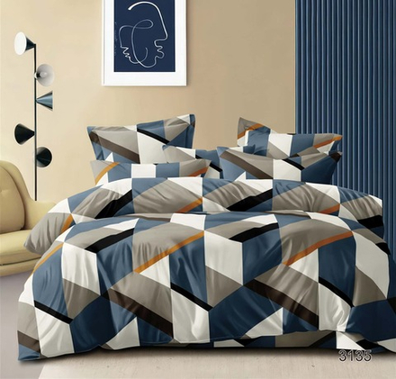 КПБ 1.5 сп с простыней на рез. 90х200 БЯЗЬ "БР1"